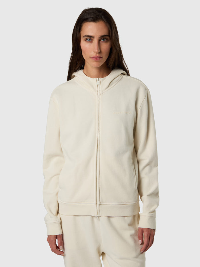 1 | Winter white | hooded-full-zip-sweatshirt-091366