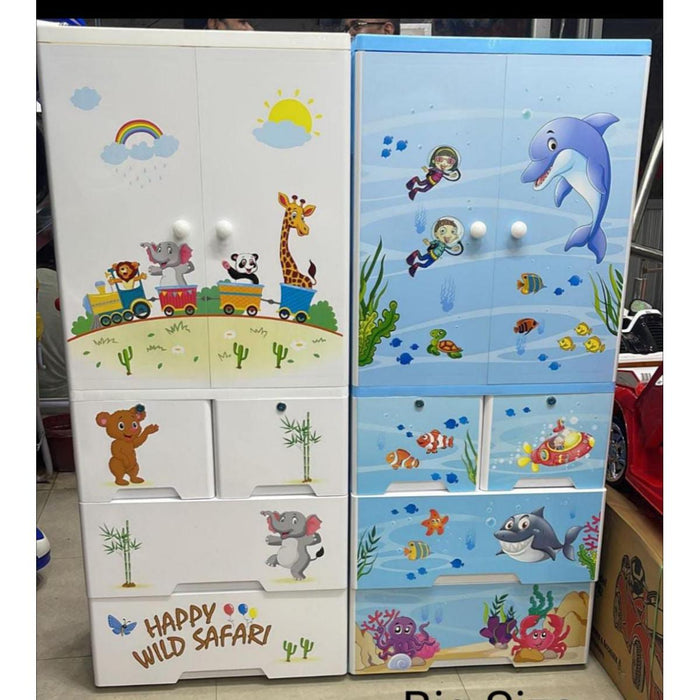 Safari Theme 6 Layer Wardrobe