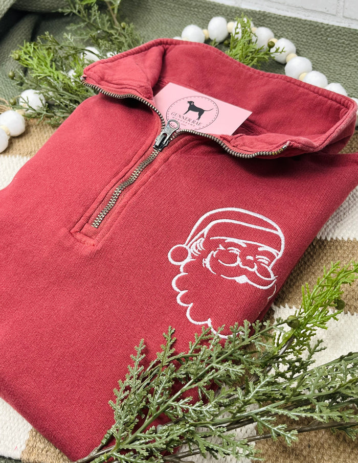 SANTA 1/4 ZIP Sweatshirt