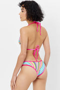 Sawyer Shine Cheeky Bikini Bottom Rainbow Swirl