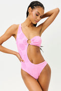 Seraphina Flowerchild Terry One Piece With Center Ring Detailing