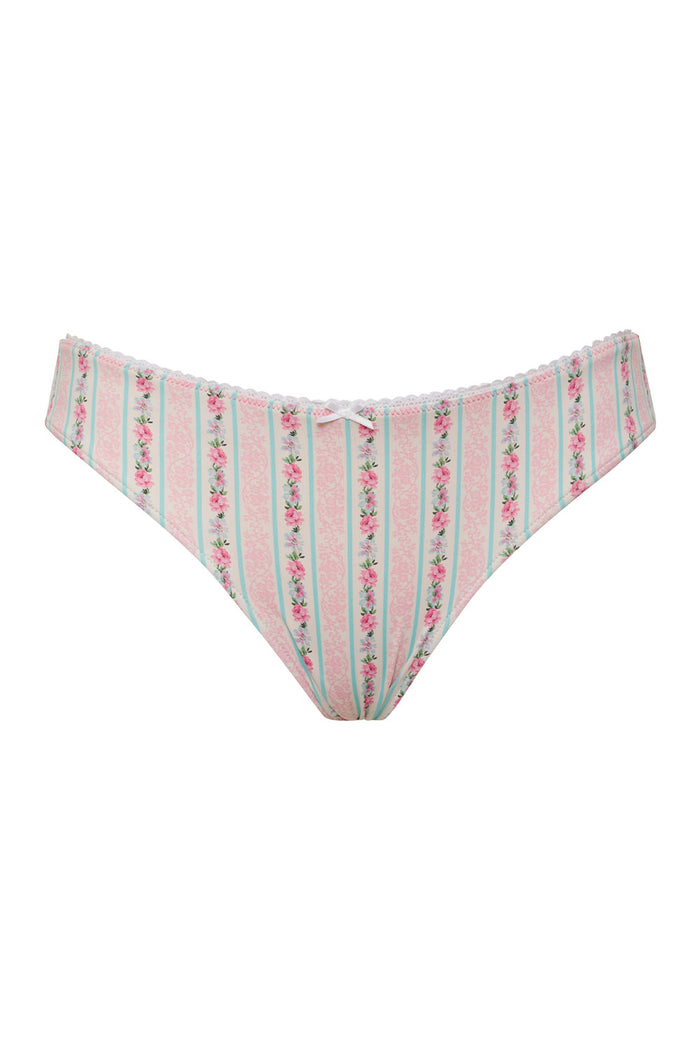 Shea Floral Full Coverage Bikini Bottom French Holiday