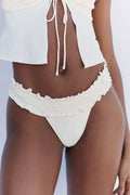Sofia Ruffle Thong Bikini Bottom Sunrose
