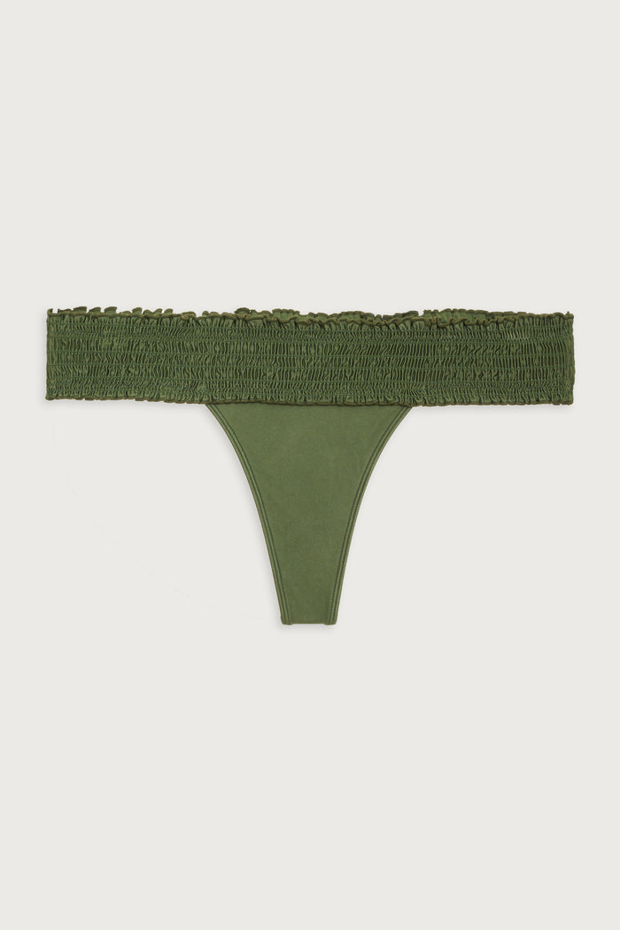 Sofia shine micro bikini bottom sea moss