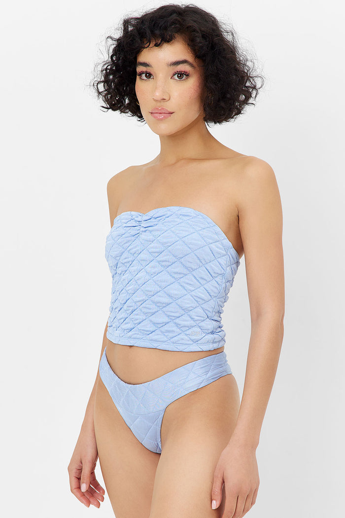 Sofia Thong Bikini Bottom Baby Blue