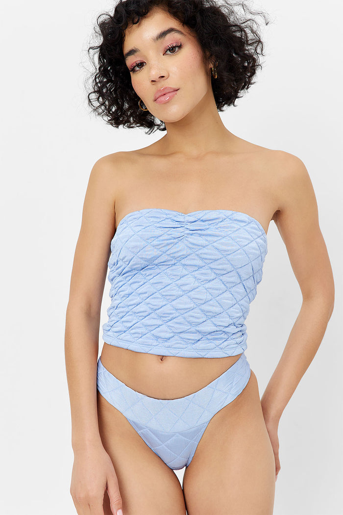 Sofia Thong Bikini Bottom Baby Blue