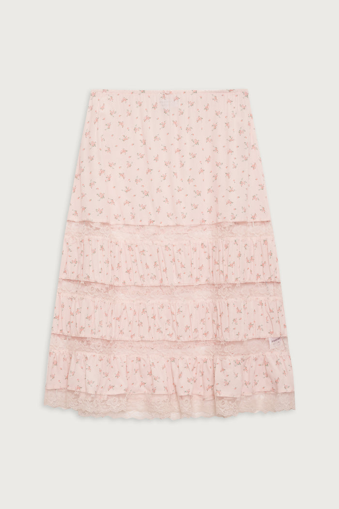 Solstice floral midi skirt baby bouquet