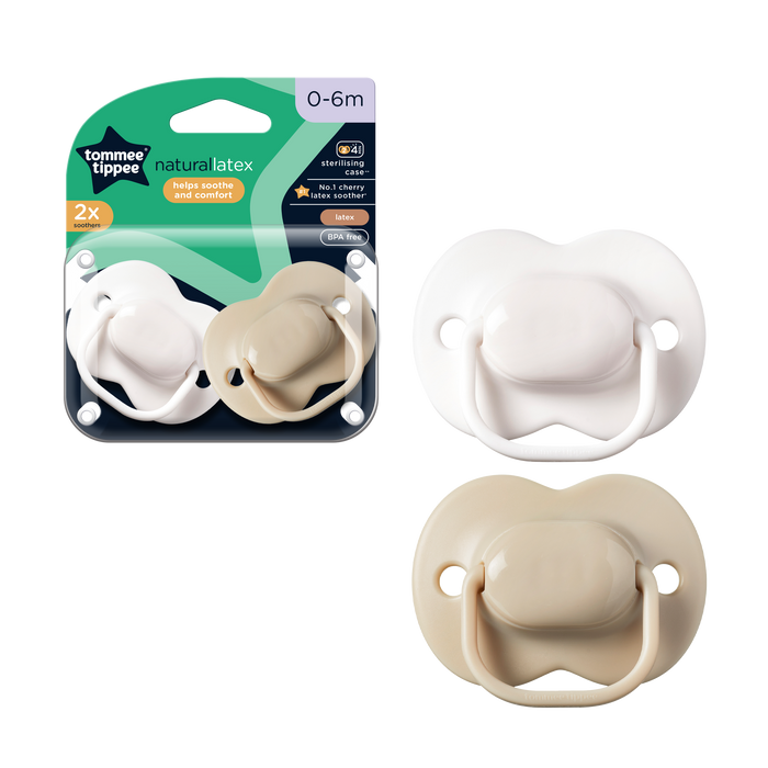 Soother 2-PK Tommee Tippee 0-6M - 433532