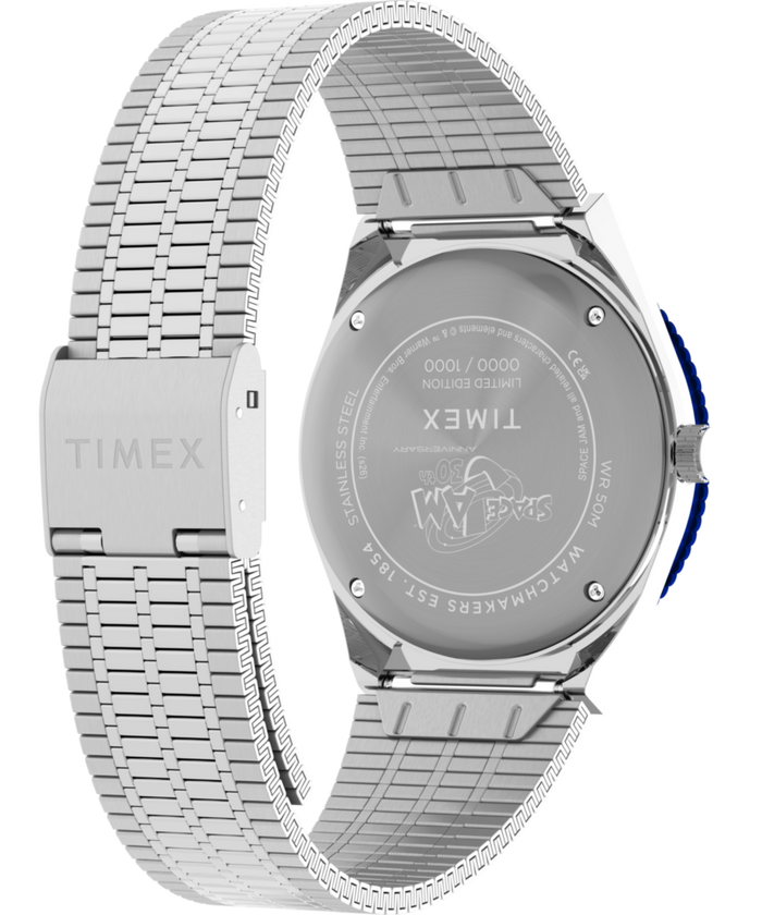 TW2Y79100 Space Jam 30th Anniversary x Q Timex Limited Edition 38mm Stainless Steel Watch Caseback with Attachment Image