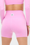 Speedy High Waist Biker Short Baby Pink