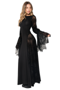 Spider Web Mesh Maxi Dress