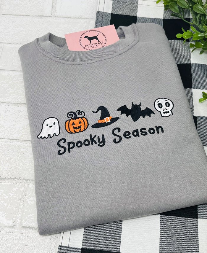 SPOOKY SEASON ICONS 5 Embroidered T-shirt or Sweatshirt