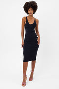 Sterling Terry Black Midi Dress