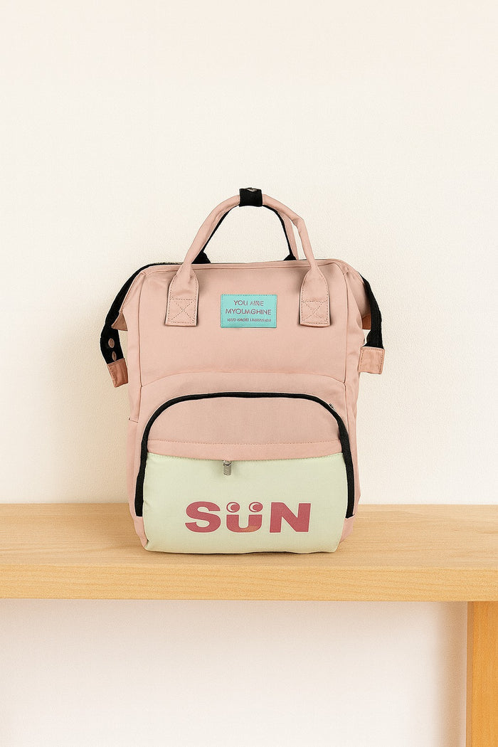 SUN Diaper Bag For Mothers Imported - Pink