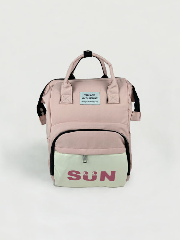 SUN Diaper Bag For Mothers Imported - Pink