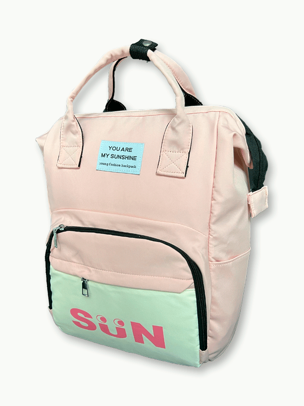SUN Diaper Bag For Mothers Imported - Pink