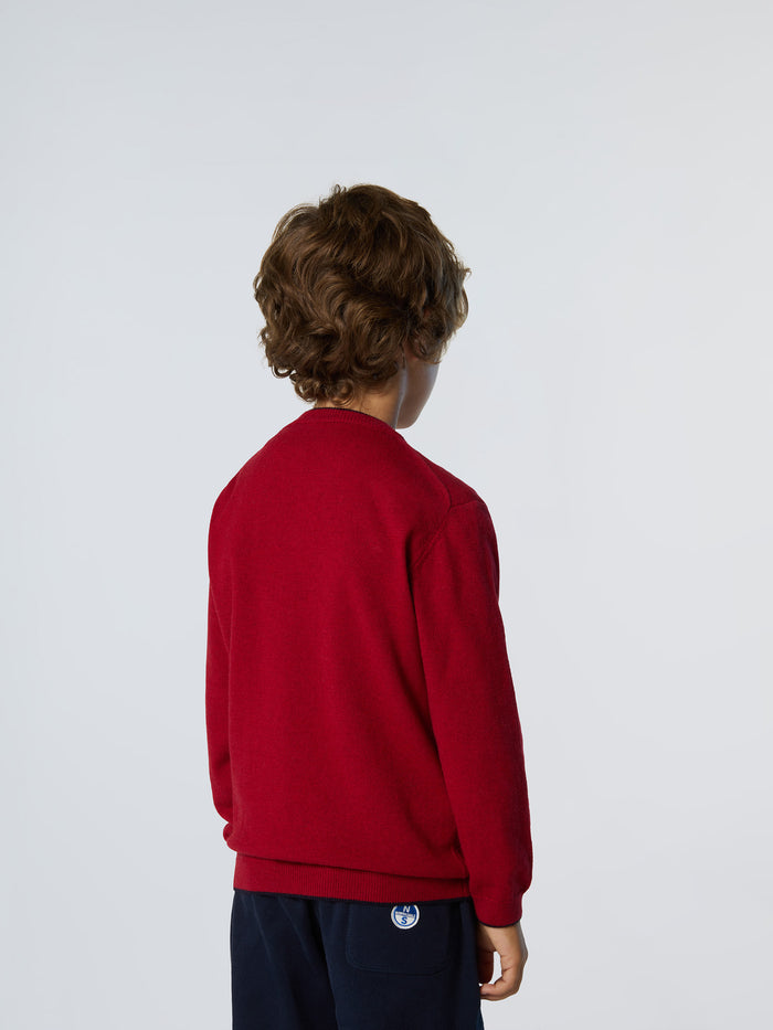 4 | Red lava | crewneck-12gg-knitwear-796135