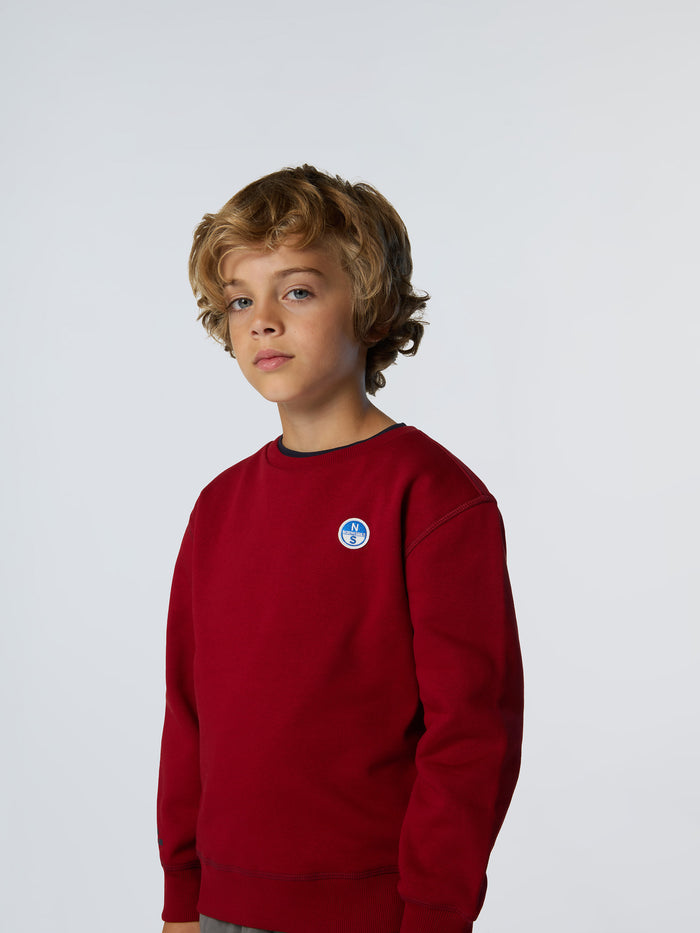 6 | Red dahlia | crewneck-sweatshirt-wlogo-794477
