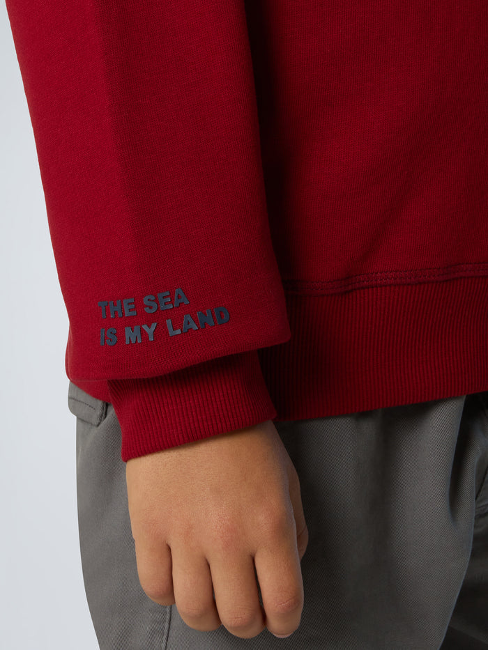 7 | Red dahlia | crewneck-sweatshirt-wlogo-794477