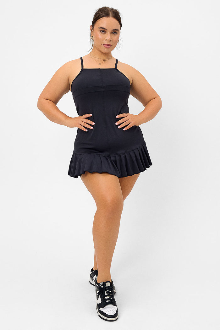 Swift Black Tennis Dress Extended