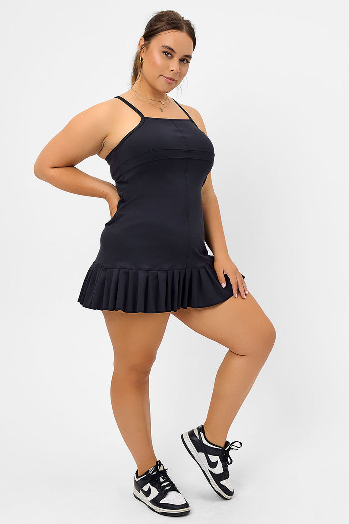 Swift Black Tennis Dress Extended