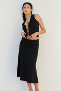 Tatiana Lace Up Tank Eclipse