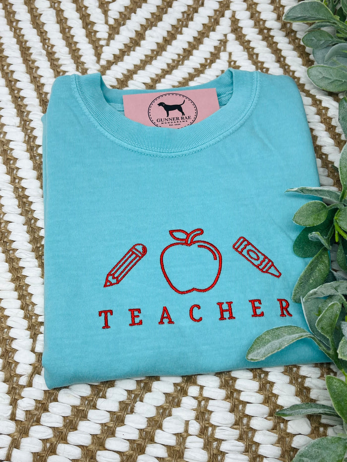 TEACHING Embroidered T-shirt or Sweatshirt