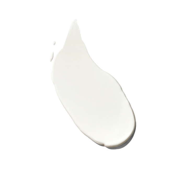 White curved smooth texture of sunscreen