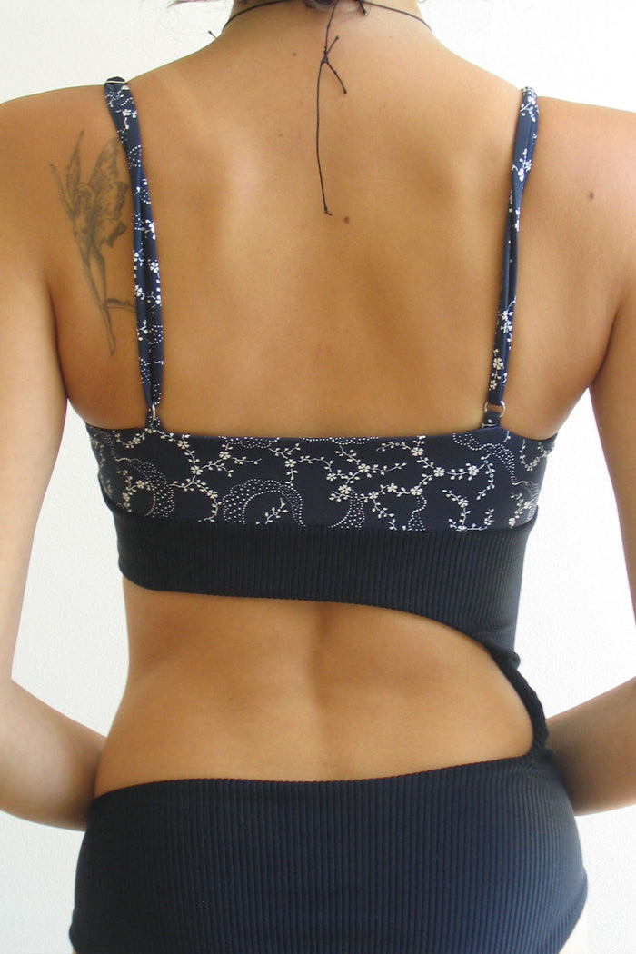 Thea Ribbed Bandana One Piece Swimsuit Dixie