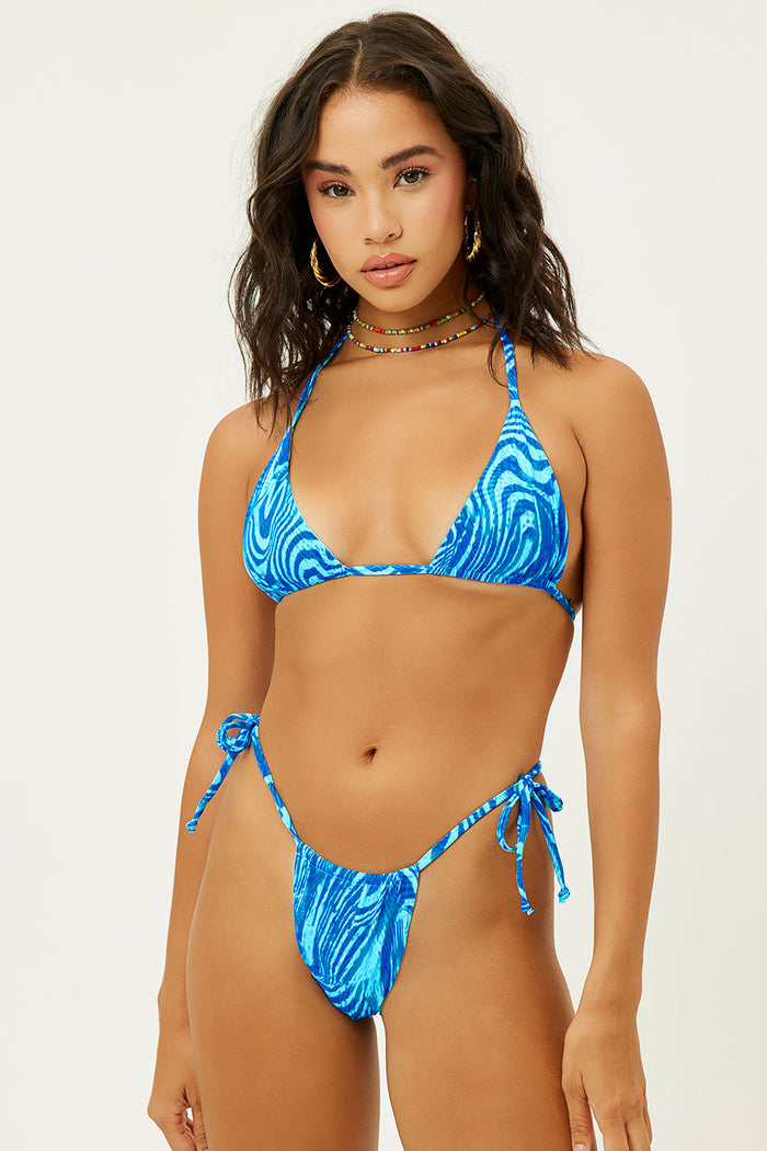 Tia String Bikini Bottom Electric