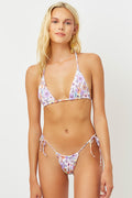 Tia Mariposa Floral Triangle Top
