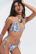 Tidal Shine Triangle Bikini Top Paradiso Paisley