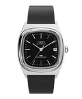 TW2Y07500 Timex® Automatic 1983 E Line 34mm Leather Strap Watch Primary Image
