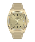 TW2Y07200 Timex® Automatic 1983 E Line Reissue 34mm Gold-Tone Expansion Band Watch Primary Image