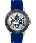 TW6A02600 Timex Gamer Los Angeles Dodgers 2025 World Series 42mm Silicone Strap Watch Primary Image