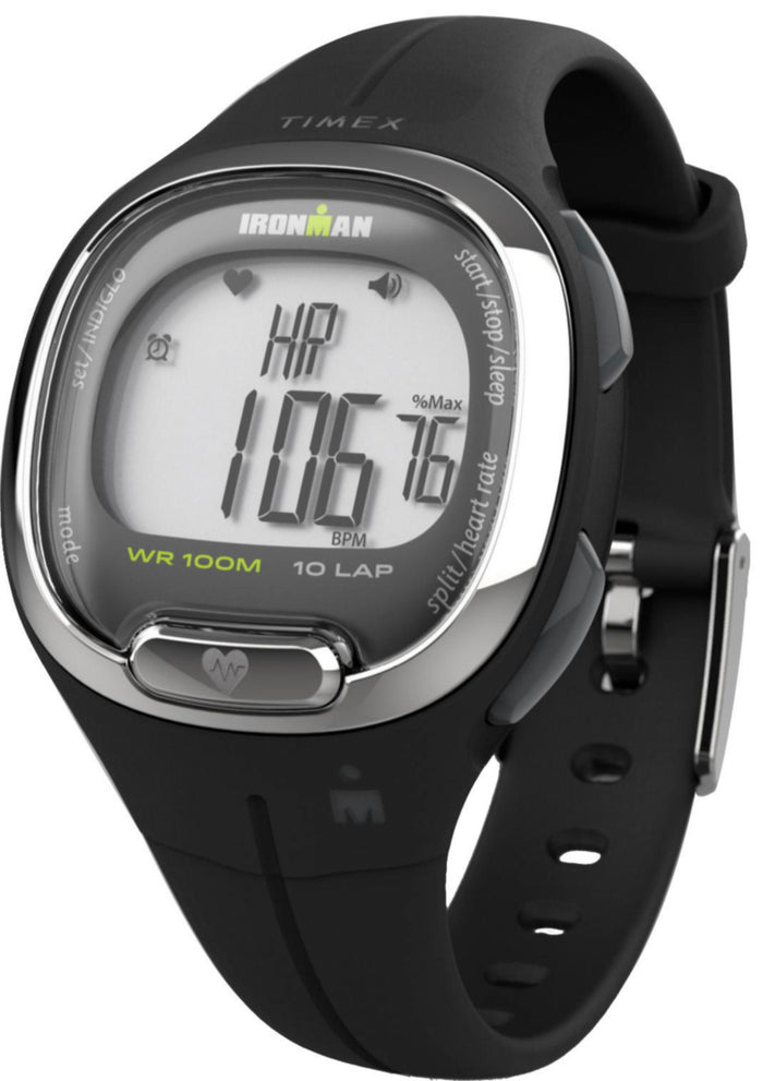 TW5M40500 Timex Ironman HeartFIT™ Transit+ 33mm Resin Strap Activity and Heart Rate Watch Indiglo On