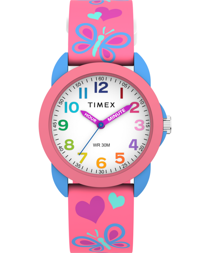 TW2Y59700 Timex Kids Time Teacher 30mm Silicone Strap Watch Primary Image