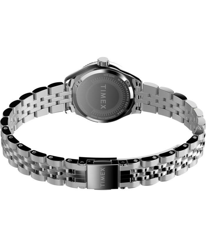 TW2W90700 Timex Legacy Mini 25mm Stainless Steel Bracelet Watch  Caseback with Attachment Image