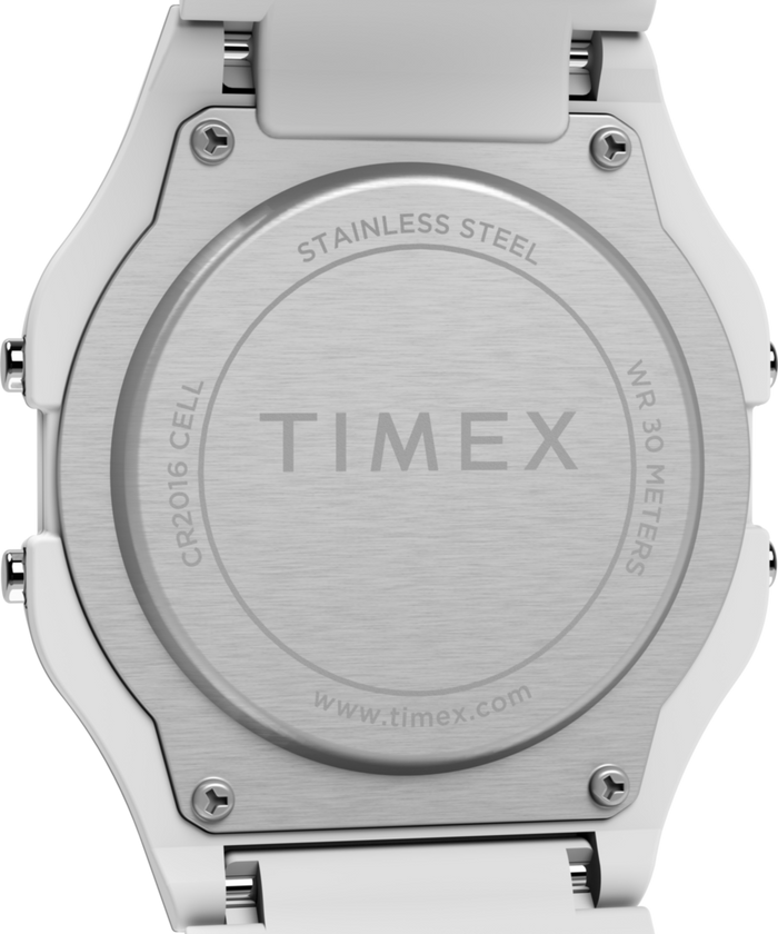 TW2Y13500 Timex Main Street NASA Artemis Digital 36mm Resin Strap Watch Caseback Image
