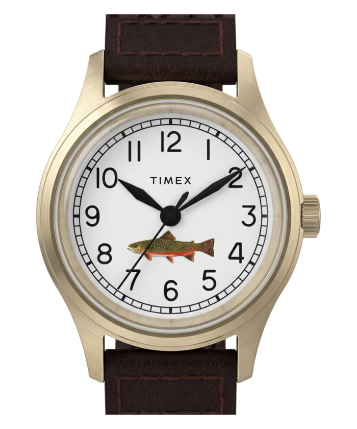 TW2Y78500 Timex MK1 for J.Crew 36mm Leather Strap Watch Primary Image