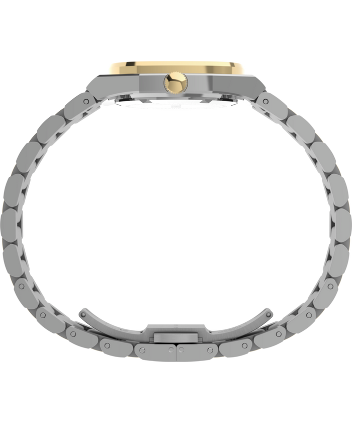 TW6A00800 Timex® Quartz E Line 30mm Stainless Steel Bracelet Watch  Profile Image