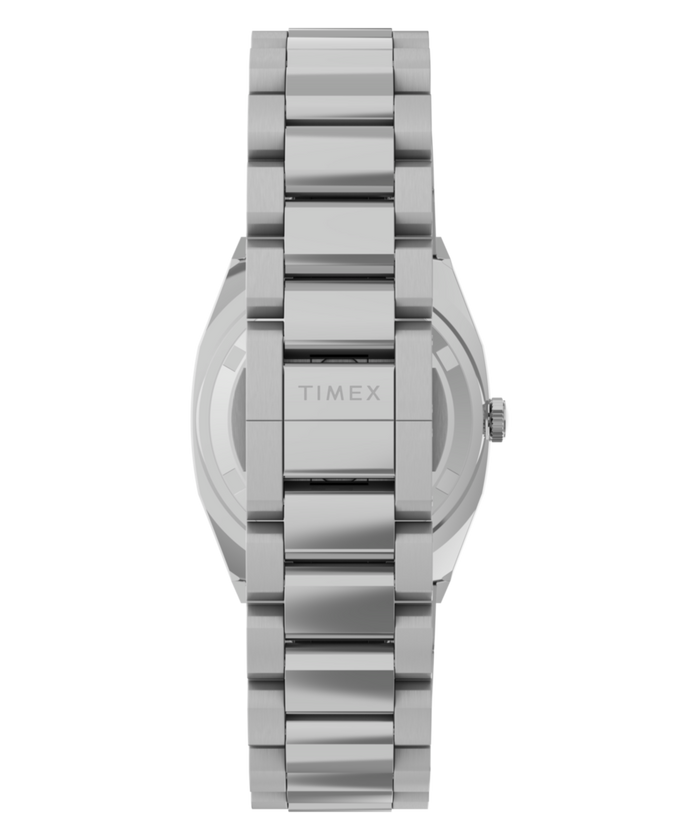 TW6A01000 Timex® Quartz E Line 30mm Stainless Steel Bracelet Watch Strap Image