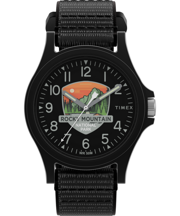 TW2Y32200 Timex Rocky Mountain National Park 40mm Fabric Strap Watch Primary Image