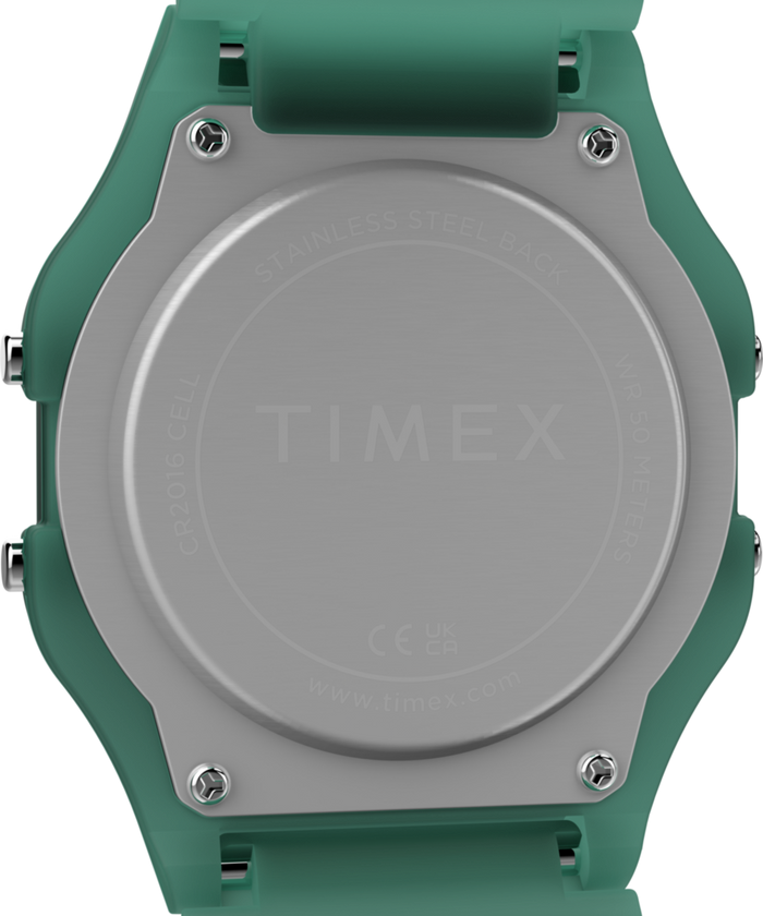TW2Y34100 Timex T80 34mm Resin Strap Watch Caseback Image