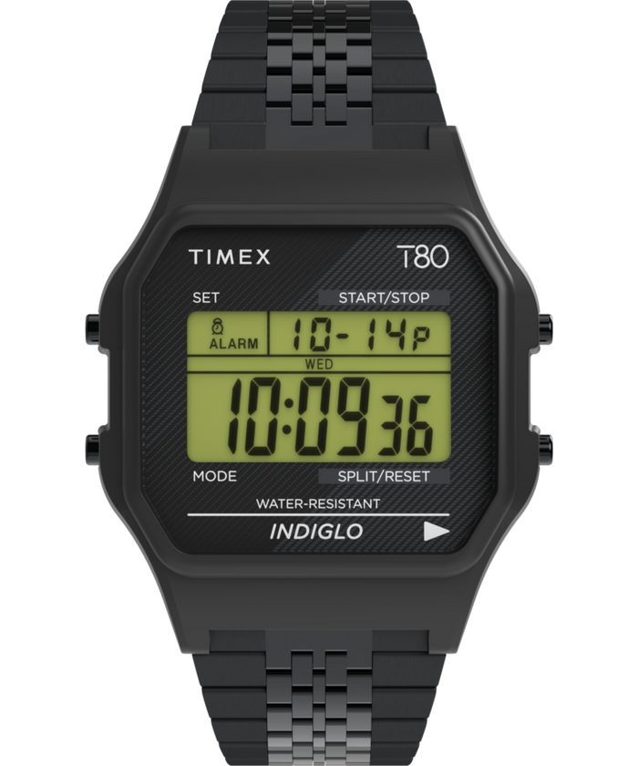 TW2R79400 Timex T80 34mm Stainless Steel Bracelet Watch Primary Image