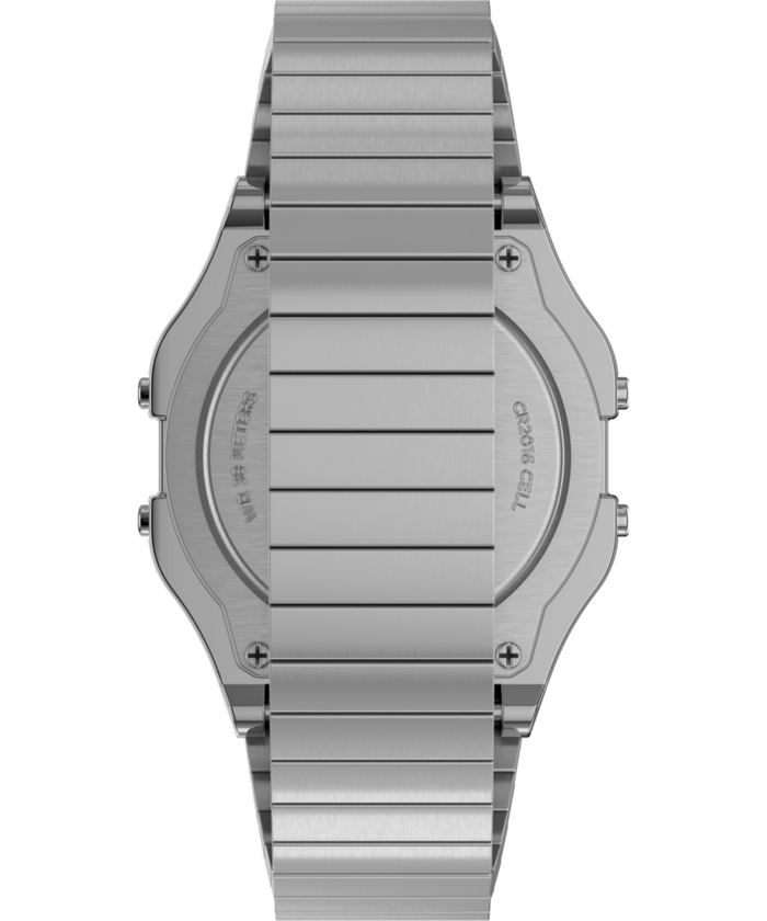 TW2R79100 Timex T80 34mm Stainless Steel Expansion Band Watch Strap Image