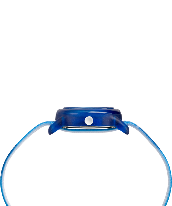 TW7C16500 TIMEX TIME MACHINES® 29mm Blue Soccer Elastic Fabric Kids Watch Profile Image
