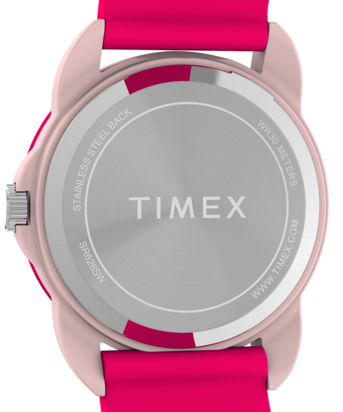 TW2W92200 TIMEX TIME MACHINES® 30mm Silicone Strap Watch Caseback Image