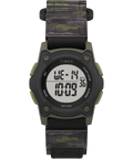 TW7C77500 TIMEX TIME MACHINES® 35mm Green/Brown Camo Fast Wrap® Kids Digital Watch Primary Image