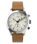 TW2Y85000 Timex Weekender® New England Chronograph 40mm Leather Strap Watch   Primary Image